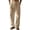 1Pack:Khaki, variant on TANBOM Men's Wide-Leg Straight Casual Pants Drawstring Side Buttons Black 1-Pack 2XL