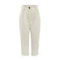 thumbnail image 5 of ShomPort Women's Casual Corduroy Pants, Elastic Waistband Comfy Loose Trousers with Pockets, 5 of 7