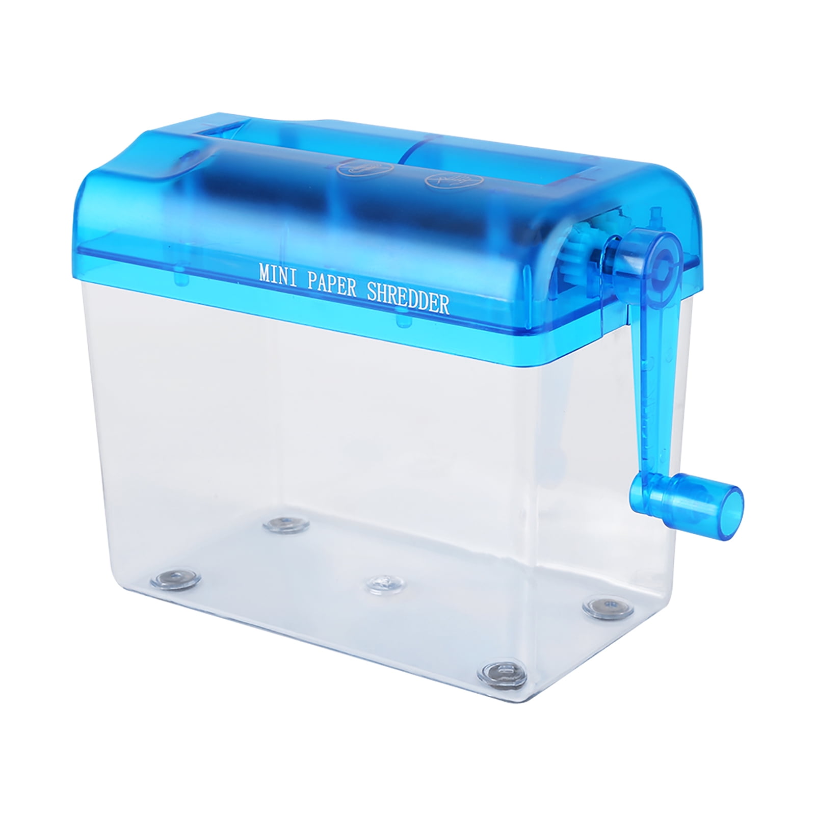 Manual ShredderA6 Portable Mini Manual Paper Cut Shredder Hand Crank Shredder Multi-Functional