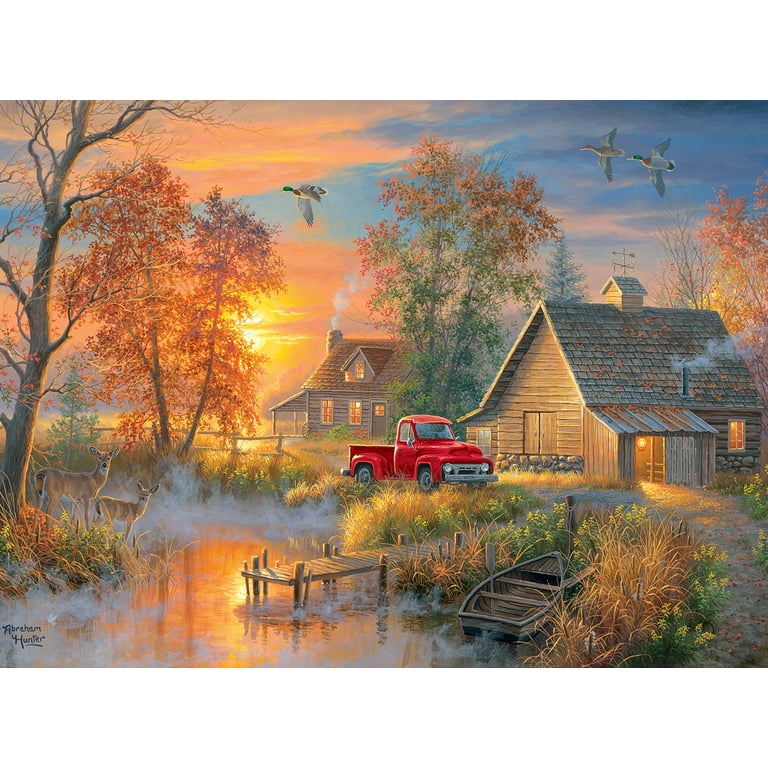 Abraham Hunter 1000 Piece Jigsaw Puzzle - Autumn Mist