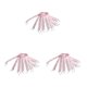 thumbnail image 3 of Rodillos elásticos para rizador de pelo Qarigey varilla flexible rosa corta y gruesa, 3 of 6