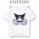 thumbnail image 3 of Camiseta de algodón Kuromi Kawaii Manga Anime japonés Niños Camiseta de verano Ropa para niños Tops Niños Niñas Camiseta Bebé Linda, 3 of 5