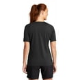 thumbnail image 2 of Sport-Tek LST470LS Ladies Long Sleeve Rashguard Tee, Black, XXL, 2 of 5