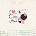 thumbnail image 4 of Inktastic I Love My Great Aunt Girls Baby Dress, 4 of 5