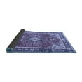 thumbnail image 2 of Ahgly Company Indoor Rectangle Medallion Blue Traditional Area Rugs, 8' x 12', 2 of 4
