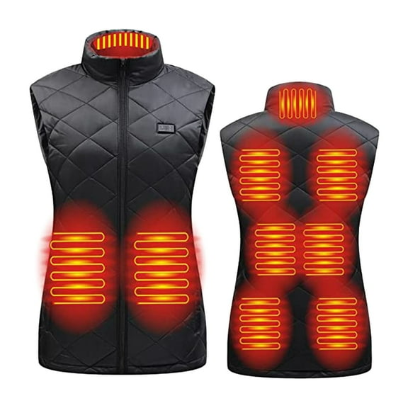 Hwmodou Heated Vest Women Heated Vest Women Without Battery Lightweight Quilted Warming Heating Vest