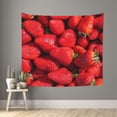 thumbnail image 2 of Balery Strawberry Red Pattern Tapestry 60x51 Inches - Large Wall Hanging Tapestry for Bedroom, Living Room, Dorm Decor - Artistic and Aesthetic Room Decor, 2 of 9