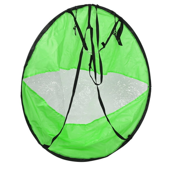 108x108cm Downwind Wind Paddle, Folding Lake Blue Wind Paddle Inflatable Boat Sail for Kayak Canoe Boat
