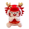 thumbnail image 4 of Kokiya Dragon Hug Pillow Throw Pillow Chinese New Year Toy Spring Festival, 4 of 9