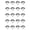 White-5XL, variant on 100Pcs Washable Fabric Size Labels Assorted Size Clothing Labels For Garment Marking Household Clothing Identification