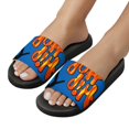 thumbnail image 5 of GZHJMY Stylish Slides for Women Men, Young Man with A Microphone Reads A Rap Soft Flexible Slip-on Sandals Slippers, 5 of 7