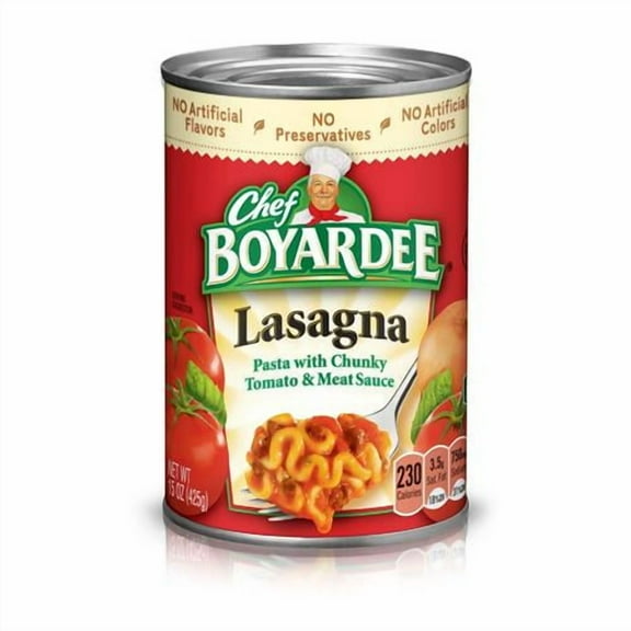 Chef Boyardee Lasagna With Tomato & Meat Sauce, 15 Oz - Pack of 2