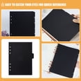 thumbnail image 3 of 3 Sets of Binder Divider Notebook Divider Pages Refillable Planner Inserts 6-Holes Binder Divider Pages Replacement Divider (A5), 3 of 9