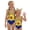 #A10-Royal Blue, variant on Abcomgle Baby Girl Swimsuit Ruffled Stretchy One Piece Swimsuits for Little Girls Cute Sunflower Print Bathing Suits for Girls