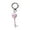 Pink, variant on Classical Heart Keychain Jewelry Trendy Alloy Keyring Gift Elegant Key Chain For Friends Family Romance Occasions