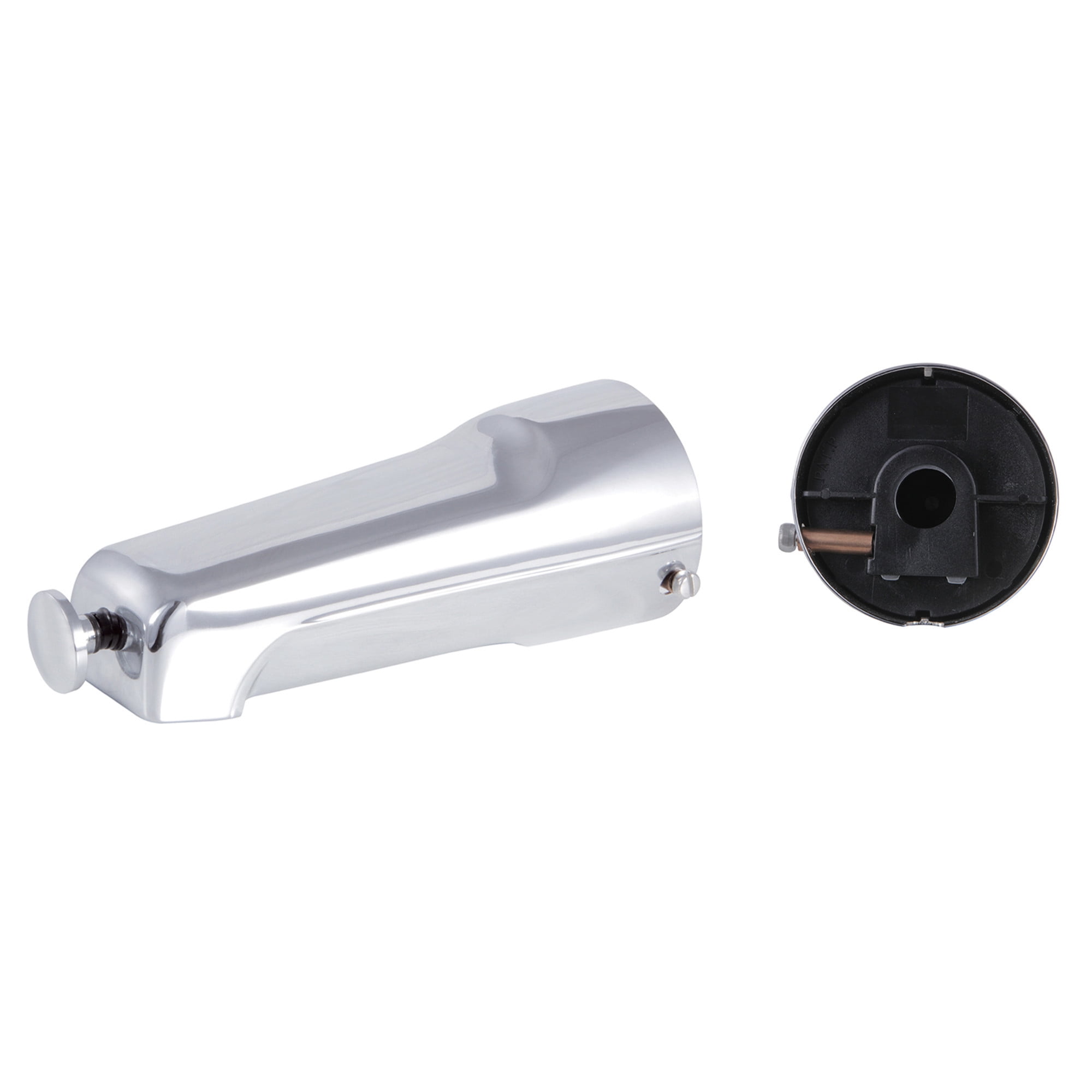 Kingston Brass K1268A1 Shower Scape 6-3/8 Inch Zinc Tub Faucet Spout with Diverter, 1/2 Inch CTS in Polished Chrome