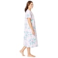thumbnail image 3 of Only Necessities Plus Size Short Pintuck Knit Gown, 3 of 6