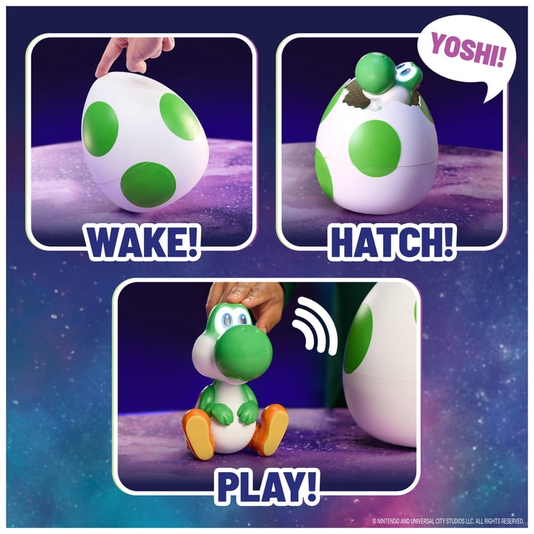 Super Mario Galaxy Movie, Hatchin' Yoshi Interactive Yoshi Figure