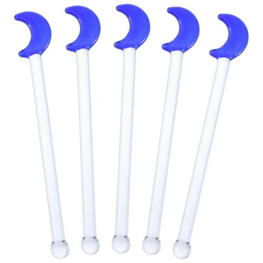 5 Pcs Swizzle Stick Drink Stirrer Glass Stirrers Drinks Beverages Cocktail Coffee Reusable