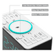 thumbnail image 3 of Reloj Bloosom  Despertador Digital Led Con Bocina Bluetooth Y Radio Negro, 3 of 5
