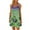 Green, variant on LYXSSBYX Casual Dresses for Women Women's Round Neck Sleeveless Gradient Tie Dyed Beach Dress