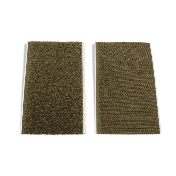 15 Sets Foliage Green Hook and Loop Strips with Adhesive 2 inch Width Strong Green Adhesive Fasten Tape 4 inch Lenght Double Sided Hook and Loop Strips for Sewing DIY Craft Home Office