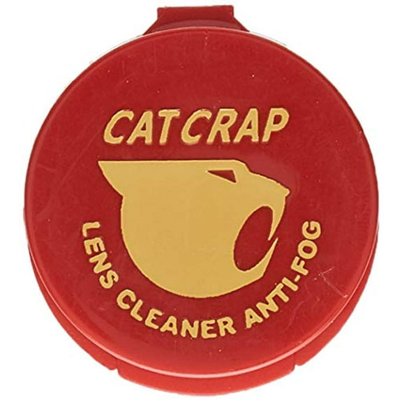 , Cat Crap, Anti-Fog Lens Cleaner Balm, Safe on All Lenses, Eyeglasses, Goggles, and Camera Lenses - .5 Ounce