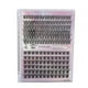 thumbnail image 3 of Eyelash Extension Kit 126pcs Clusters Individual D Curl False Lash DIY Extension Kit with 3ml Dual Use Glue Lash Tweezers Brush Black, 3 of 4