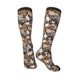 thumbnail image 5 of Lsque Cut Cats Printed Crew Socks Men's Women's LightWeight Thin Casual Calf Socks ,Knee High Socks,Cotton Socks, 5 of 9