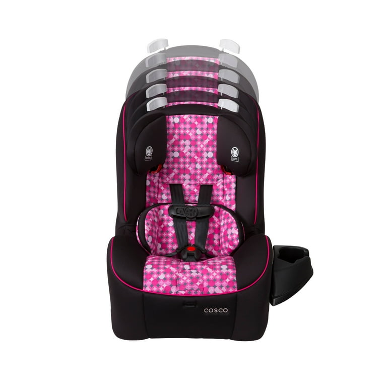Cosco Easy Elite 3 in 1 Convertible Car Seat Disco Ball Berry Walmart
