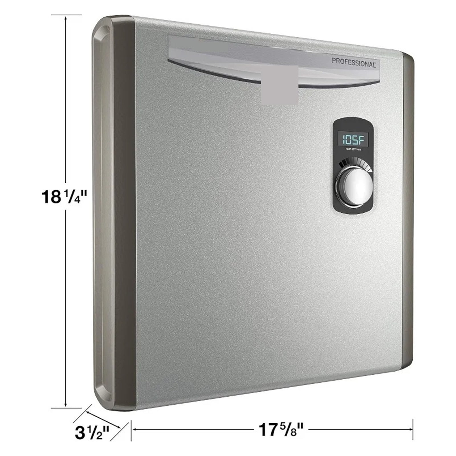 Electric Water Heater Tankless Electric Heater 24kW, Gray Heating In Winter , Electric Water Heaters ,Safety Protections