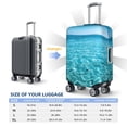 thumbnail image 4 of Hirioo Crystal Clear Ocean Waves for Elasticity Suitcase Cover (No luggage Included) Durable Luggage Protector Fits 18-32 Inch Luggage-X-Large, 4 of 7