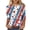 #6_Multicolor, variant on Summer Cleans Womens 4Th Of July Patriotic Shirt American Flag Printed Tunic Tops Baggy Boho Tee Shirts Heart Graphic Usa Flag Star Stripe Blouses Round Neck 3/4 Sleeve Top Going Out Clothes