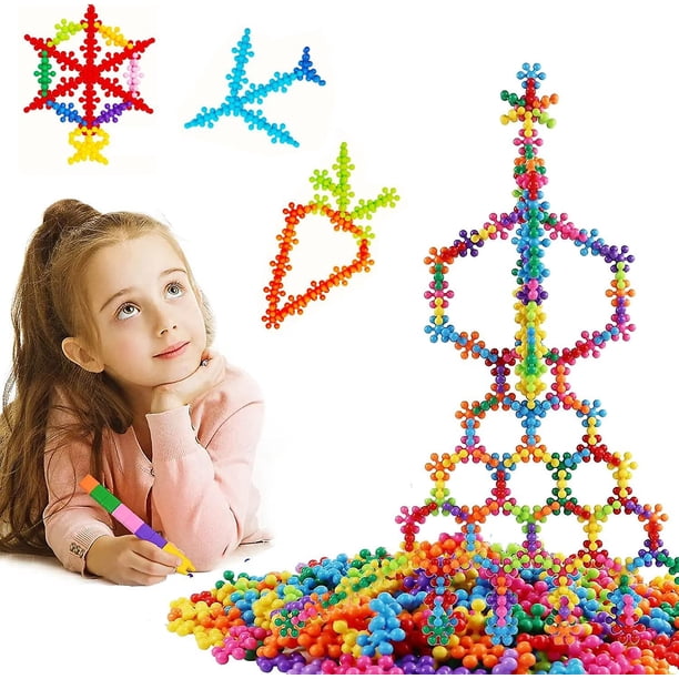 300 bloques de construcción para niños, rompecabezas de bricolaje, juegos de juguetes educativos, bloques de construcción, juguetes entrelazados de plástico fuertes y creativos, regalos