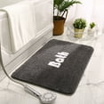 thumbnail image 5 of Ohufall Washable Microfiber Bathroom Rug Non Slip Super Absorbent Quick Dry Bath Mat For Shower Floor, 5 of 5
