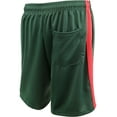 thumbnail image 3 of Hat and Beyond Men's Athletic Stripe Track Shorts with Drawstring, 3 of 5