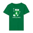 thumbnail image 4 of Busydd Christmas Shirts for Women Fall Fashion Round Neck Xmas Graphic Tees Casual Short Sleeve Womens Tops Versatile Comfy Cotton Tshirts 3XL, 4 of 6