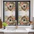 thumbnail image 2 of Birdhouse Vintage Privacy Window Film, Decorative Frosted Glass Window Film, Spring Floral Birds Botanical Reusable Peel and Stick Static Cling for Home Bathroom Office Glass Door 17.7"x39.3", 2 of 8