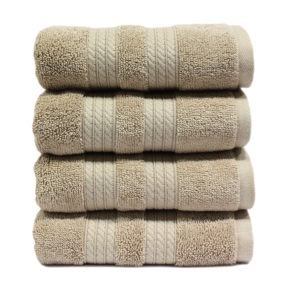 100 Cotton Luxury Hand Towel, 16" x 30" Linen
