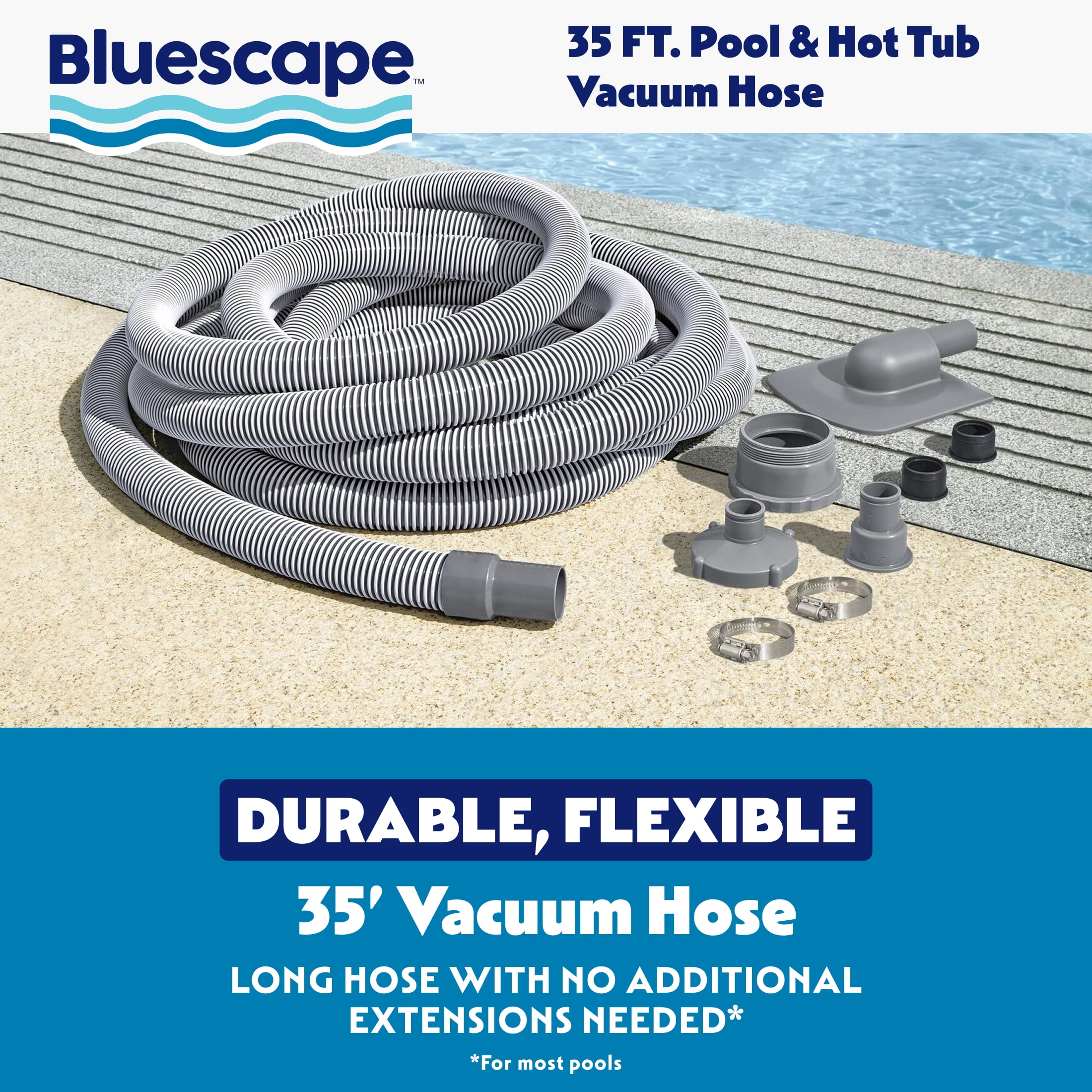 Bluescape 35' Pool & Hot Tub Cleaning Hose
