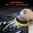 thumbnail image 3 of Lijadora neumática de 5 '', lijadora de palma neumática de 12000 rpm, lijadora de aire profesional, pulido, pulido, lijado para coche, Metal, madera, cera, trabajo en Metal, 3 of 8