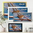 thumbnail image 4 of Designart 'Wren Bird On Branch In Winter' Farmhouse Framed Art Print, 4 of 4
