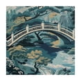thumbnail image 4 of WYYP Birds Trees River Square Table Cloth 100% Polyester Fiber 40*40, 4 of 8