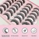 thumbnail image 5 of 14 Pairs Fluffy Natural Look Dd Russian 5d Faux Mink Wispy Lash MTS, 5 of 5