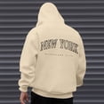 thumbnail image 2 of Valora Men Winter Outfit Versatile Everyday Hoodies And Sweatshirts For Men Crafted For Comfort And Style Ideal For Autumn And Winter Daily Casual Wear Khaki XL, 2 of 6