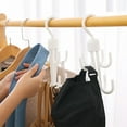 thumbnail image 5 of Double Layer Rotating Hook, Multi-Functional Scarf and Bag Hanger for Closet, Space-Saving Tie Rack for Accessories Organization, 5 of 6
