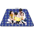thumbnail image 3 of Soidarity Colchoneta de Picnic impermeable plegable para exteriores a cuadros rojos y blancos, almohadilla gruesa de moda, transpirable, suave, portátil, carpas dinosaurio 150 * 150cm Soidarity OD001135-10, 3 of 6