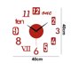 thumbnail image 2 of Reloj de pared 3D DIY con superficie de espejo sin marco, reloj de pared grande, decoración del hogar para sala de estar, dormitorio, oficina en casa, habitación de niños, hotel, cafetería, bar,, 2 of 6