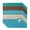 Blue Green Brown, variant on Teal Blue Ombre Cloth Napkins, Retro Farmhouse Gradient Wood Washable and Reusable Dinner Napkins Set of 6, Table Napkin for Kitchen Party Birthday Wedding Hotel Housewarming 20"x20"