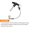 thumbnail image 3 of Unique Bargains T Handle Lock Pins, 5/16' Pin Dia. 1-3/16' Usage Length Stainless Steel Push-Button Quick Release Pin, 3 of 5